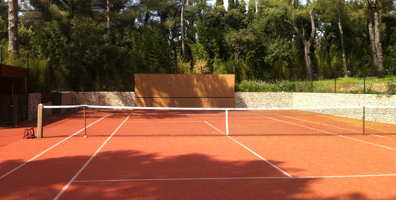 Court de tennis & Pool House